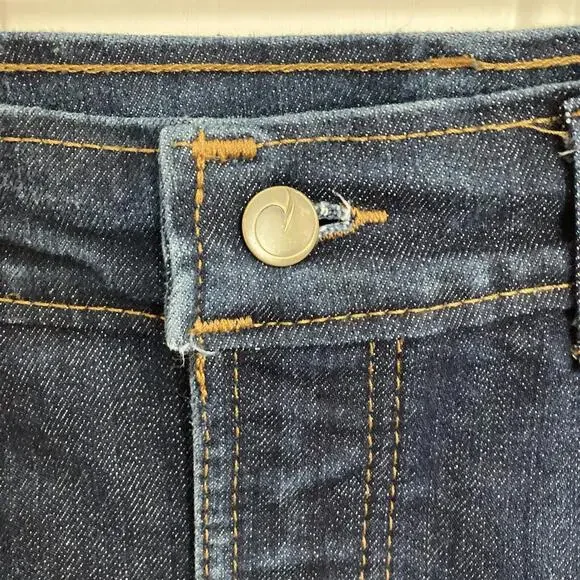 Origin Straight Leg Denim Jeans Mens 36 x 33 Dark Wash Made in Maine USA